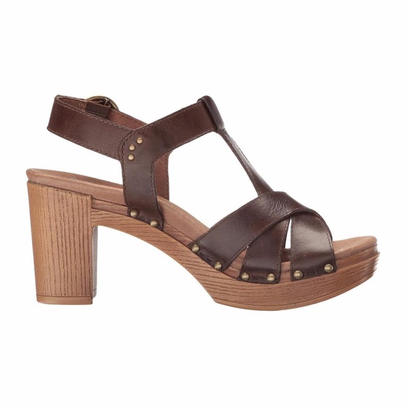 Dansko | Shoes | Dansko Daniela Platform Studded Leather Block Heels |  Poshmark